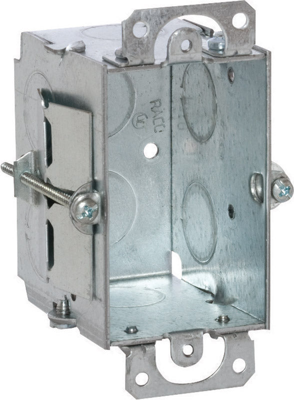 RACO - Raco 12-1/2 cu in Rectangle Steel 1 gang Switch Box Gray [506]