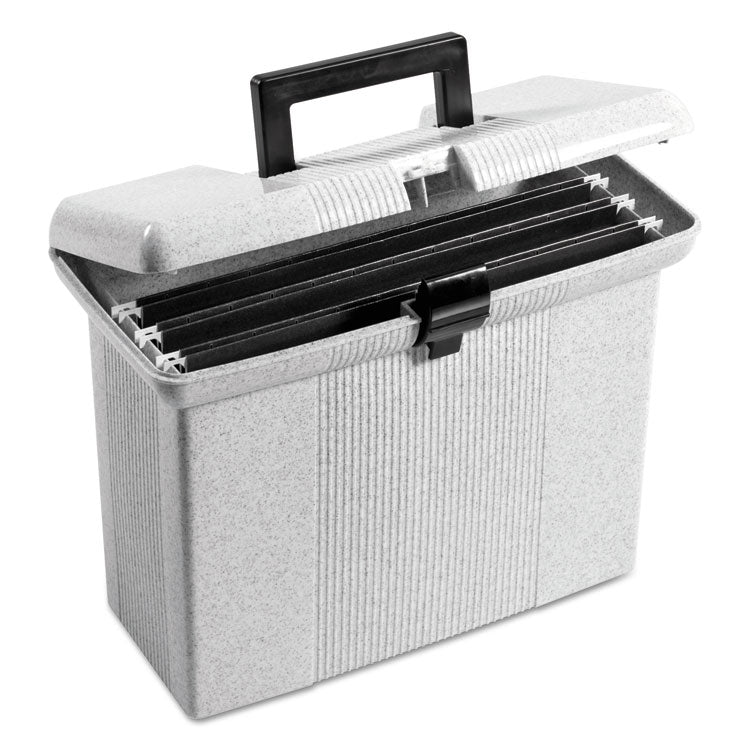 Pendaflex - Portable File Boxes, Letter Files, 14.88" x 6.5" x 11.88", Granite