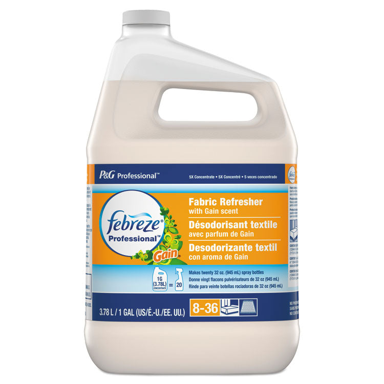 Febreze - Professional Deep Penetrating Fabric Refresher, Gain Original, 1 gal Bottle, 2/Carton