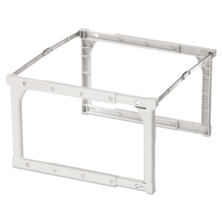 Pendaflex - Plastic Snap-Together Hanging Folder Frame, Legal/Letter Size, 18" to 27" Long, White/Silver Accents, 4/Box