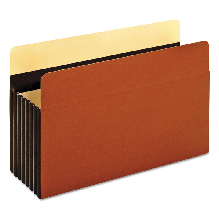 Pendaflex - Heavy-Duty File Pockets, 7" Expansion, Legal Size, Redrope, 5/Box