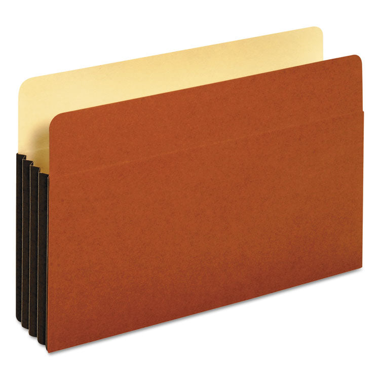 Pendaflex - File Pocket with Tyvek, 3.5" Expansion, Legal Size, Redrope, 10/Box