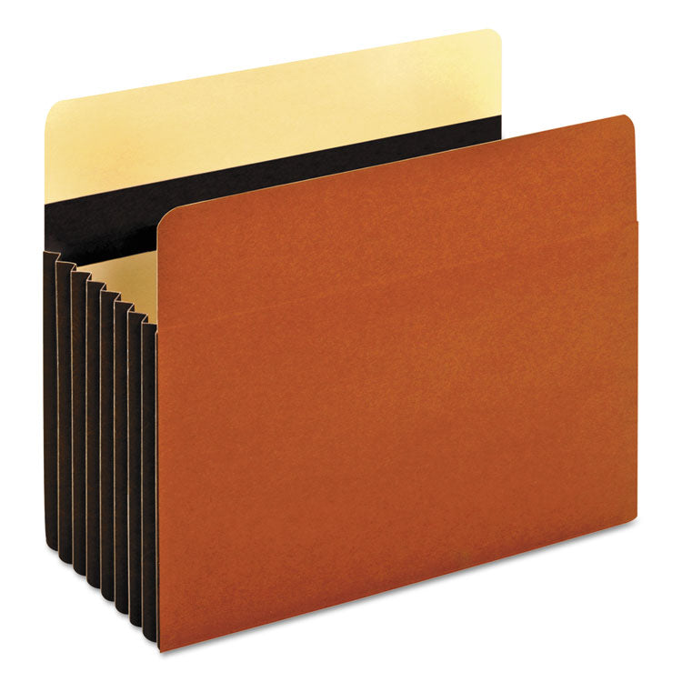 Pendaflex - Heavy-Duty File Pockets, 7" Expansion, Letter Size, Redrope, 5/Box