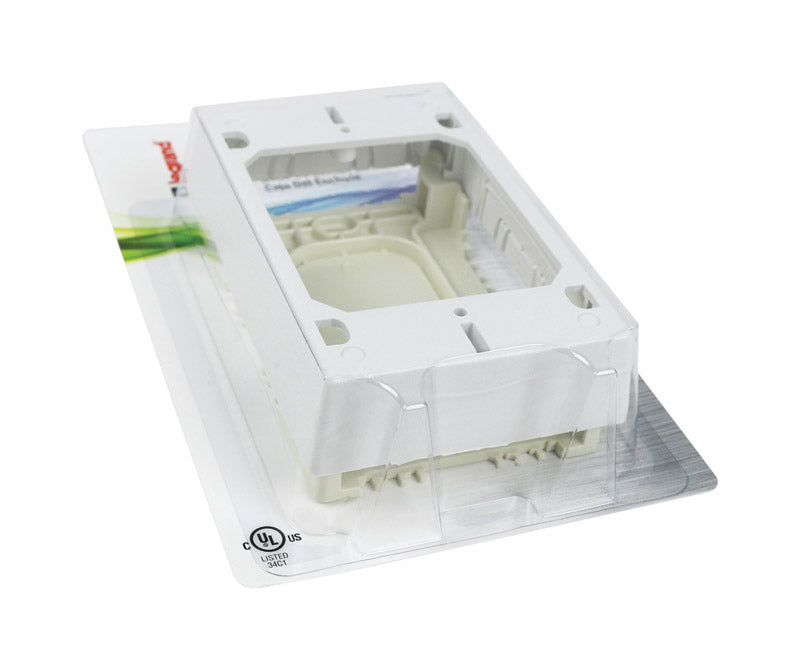 LEGRAND - Legrand Rectangle PVC 1 gang Electrical Box White