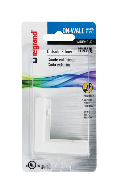 LEGRAND - Legrand On-Wall Outside Elbow 1 pk [NMW8]