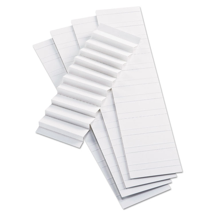 Pendaflex - Blank Inserts For Hanging File Folders, Compatible with 42 Series Tabs, 1/5-Cut, White, 2" Wide, 100/Pack