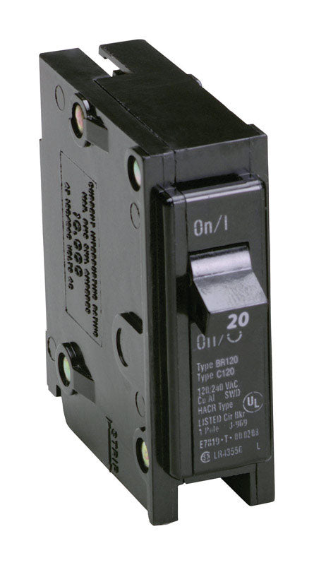 CUTLER-HAMMER - Eaton Cutler-Hammer 20 amps Plug In Single Pole Circuit Breaker [BR120]