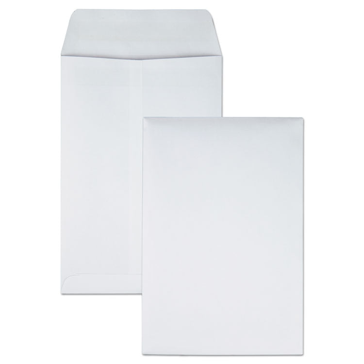 Quality Park - Redi-Seal Catalog Envelope, #1 3/4, Cheese Blade Flap, Redi-Seal Adhesive Closure, 6.5 x 9.5, White, 100/Box