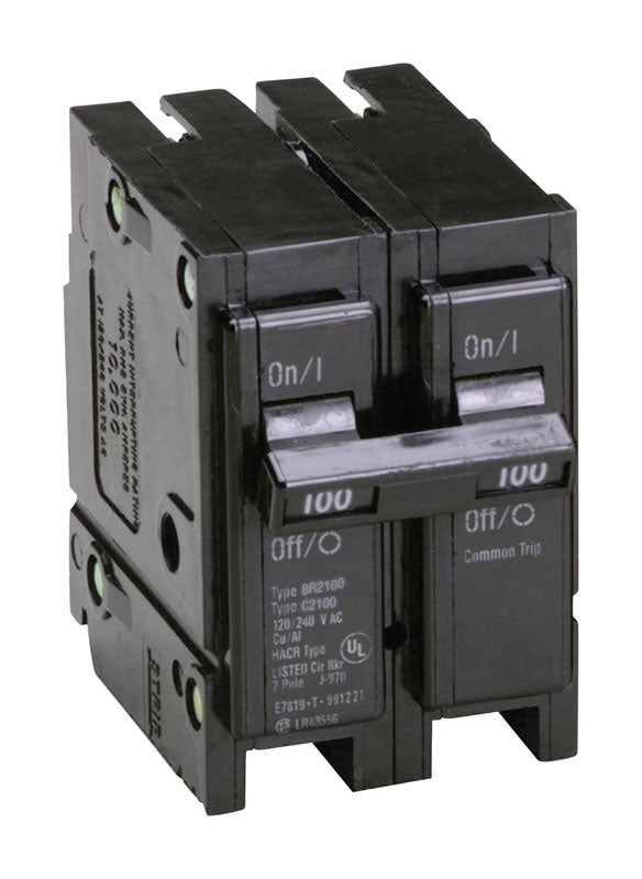 CUTLER HAMMER - Eaton Cutler-Hammer 100 amps Plug In 2-Pole Circuit Breaker