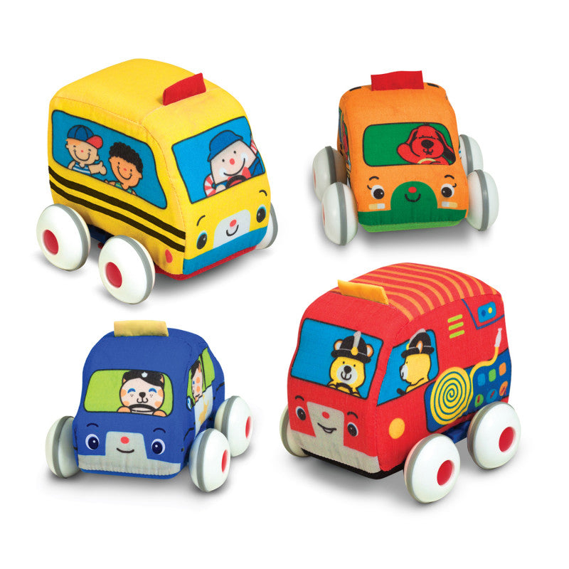 MELISSA & DOUG - Pull-Back Vehicles Baby and Toddler Toy