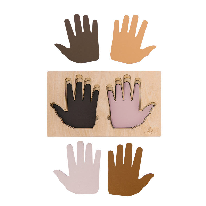 THE FRECKLED FROG - Hand in Hand Puzzle