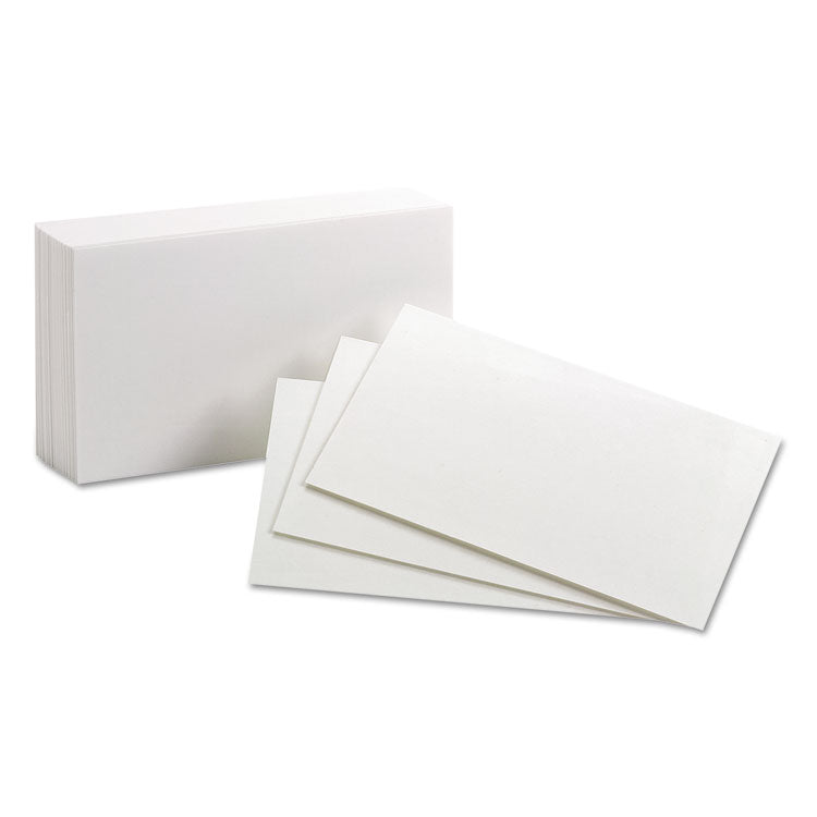 Oxford - Unruled Index Cards, 3 x 5, White, 100/Pack (7807563)