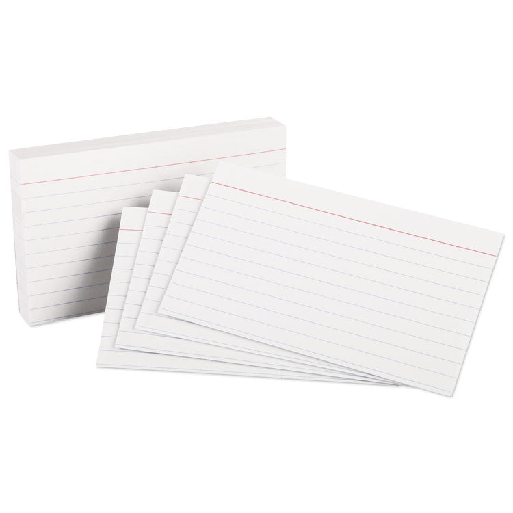 Oxford - Ruled Index Cards, 3 x 5, White, 100/Pack (7807571)