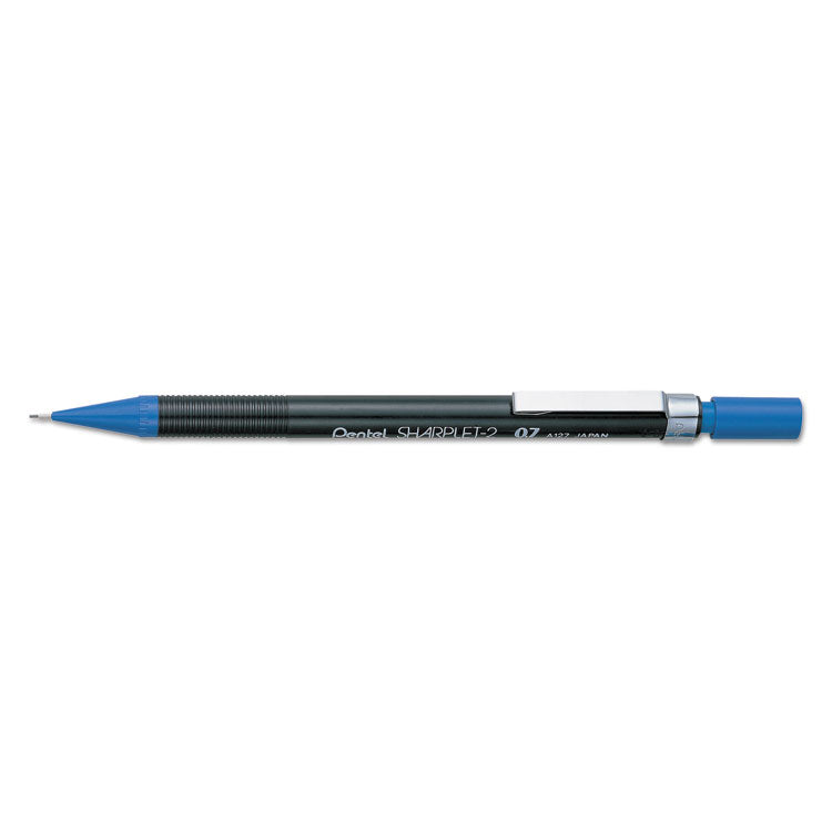 Pentel - Sharplet-2 Mechanical Pencil, 0.7 mm, HB (#2.5), Black Lead, Dark Blue Barrel