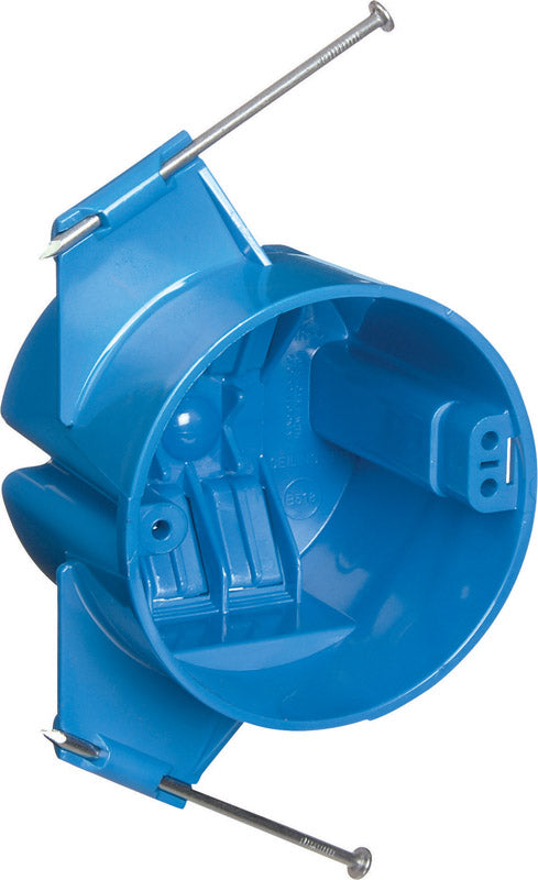 CARLON - Carlon 18 cu in Round Polycarbonate 1 gang Electrical Ceiling Box Blue [B518A-UPC]