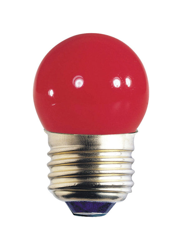 WESTINGHOUSE - Westinghouse 7.5 W S11 Specialty Incandescent Bulb E26 (Medium) Red 1 pk - Case of 10