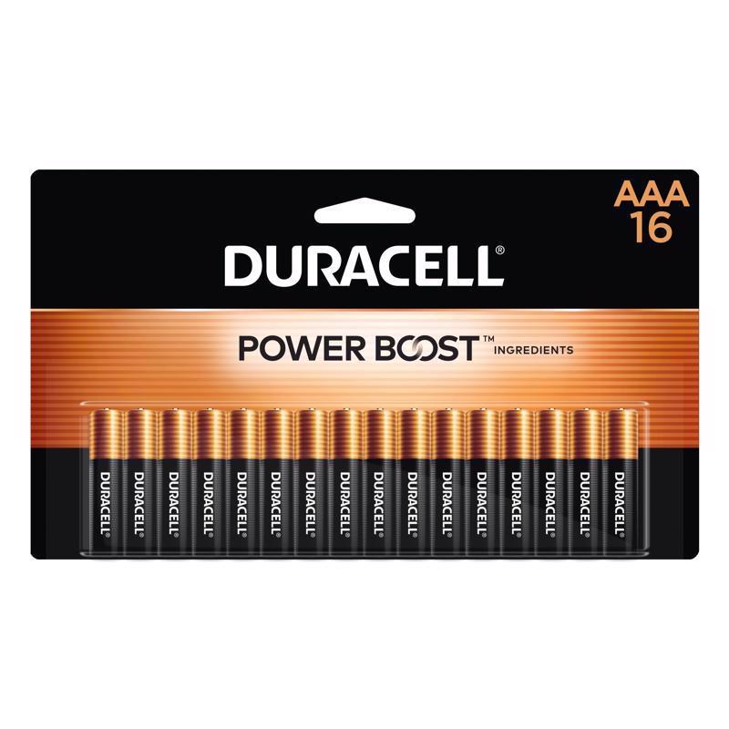 DURACELL - Duracell Coppertop AAA Alkaline Batteries 16 pk Carded