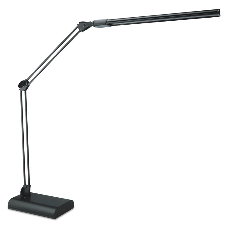 Alera - Adjustable LED Desk Lamp, 3.25w x 6d x 21.5h, Black