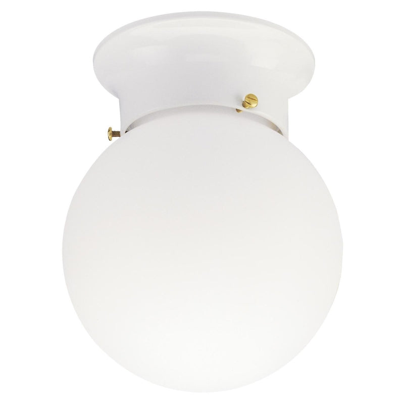 WESTINGHOUSE - Westinghouse 7.25 in. H X 6 in. W X 6 in. L White Ceiling Fixture [66607]