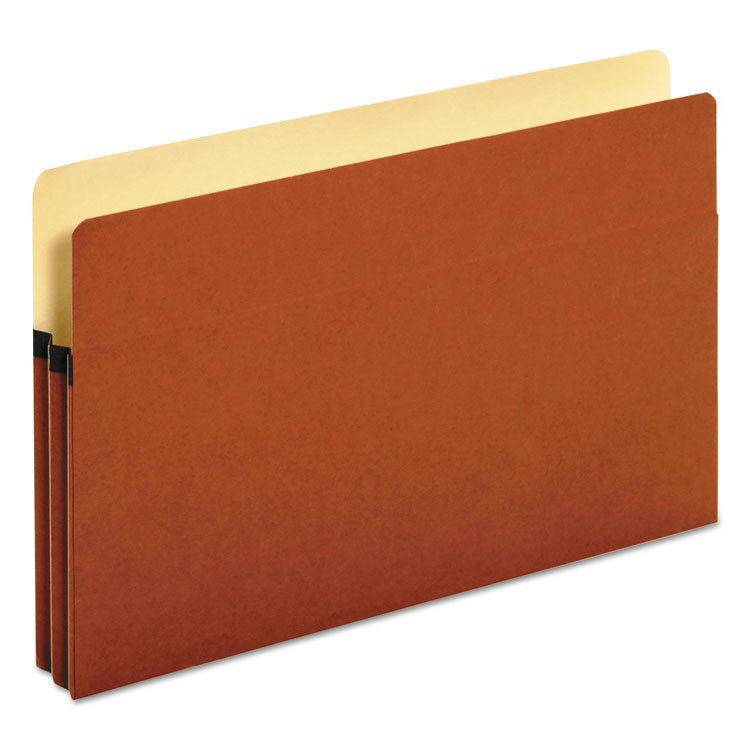 Pendaflex - Standard Expanding File Pockets, 1.75" Expansion, Legal Size, Red Fiber, 25/Box