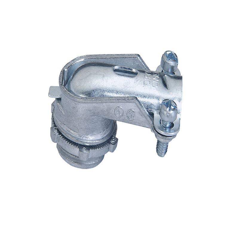 SIGMA ENGINEERED SOLUTIONS - Sigma Engineered Solutions ProConnex 1/2 in. D Die-Cast Zinc 90 Degree Squeeze Connector For AC, MC