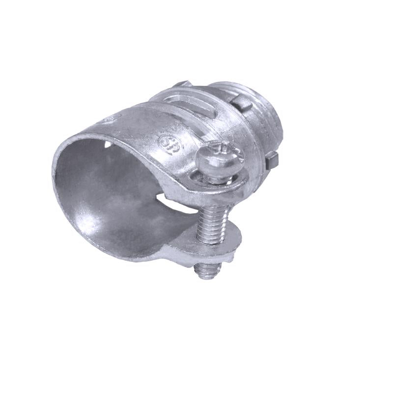 SIGMA ENGINEERED SOLUTIONS - Sigma Engineered Solutions 3/4 in. D Die-Cast Zinc Squeeze Connector For AC, MC or FMC/RWFMC 1 pk