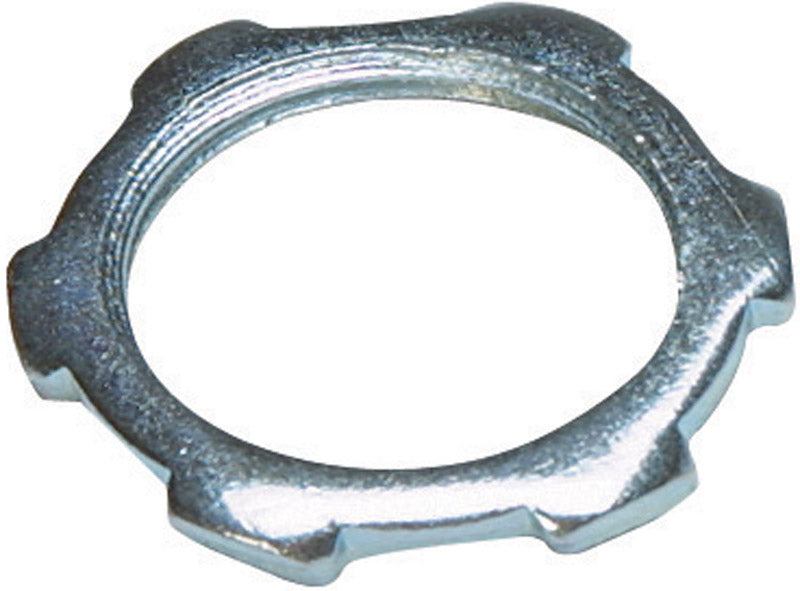 SIGMA ENGINEERED SOLUTIONS - Sigma Engineered Solutions 1/2 in. D Zinc-Plated Steel Electrical Conduit Locknut For Rigid/IMC 3 pk - Case of 50