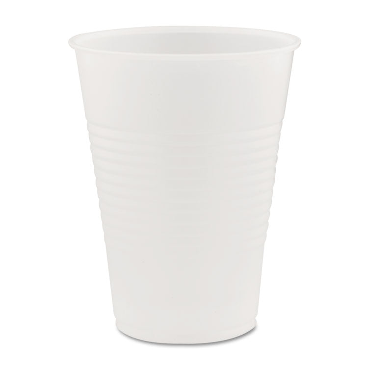 Dart - High-Impact Polystyrene Cold Cups, 9 oz, Translucent, 100 Cups/Sleeve, 25 Sleeves/Carton