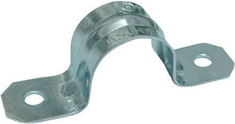 GAMPAK - Sigma Engineered Solutions ProConnex 1/2 in. D Zinc-Plated Steel 2 Hole Strap 50 pk - Case of 50