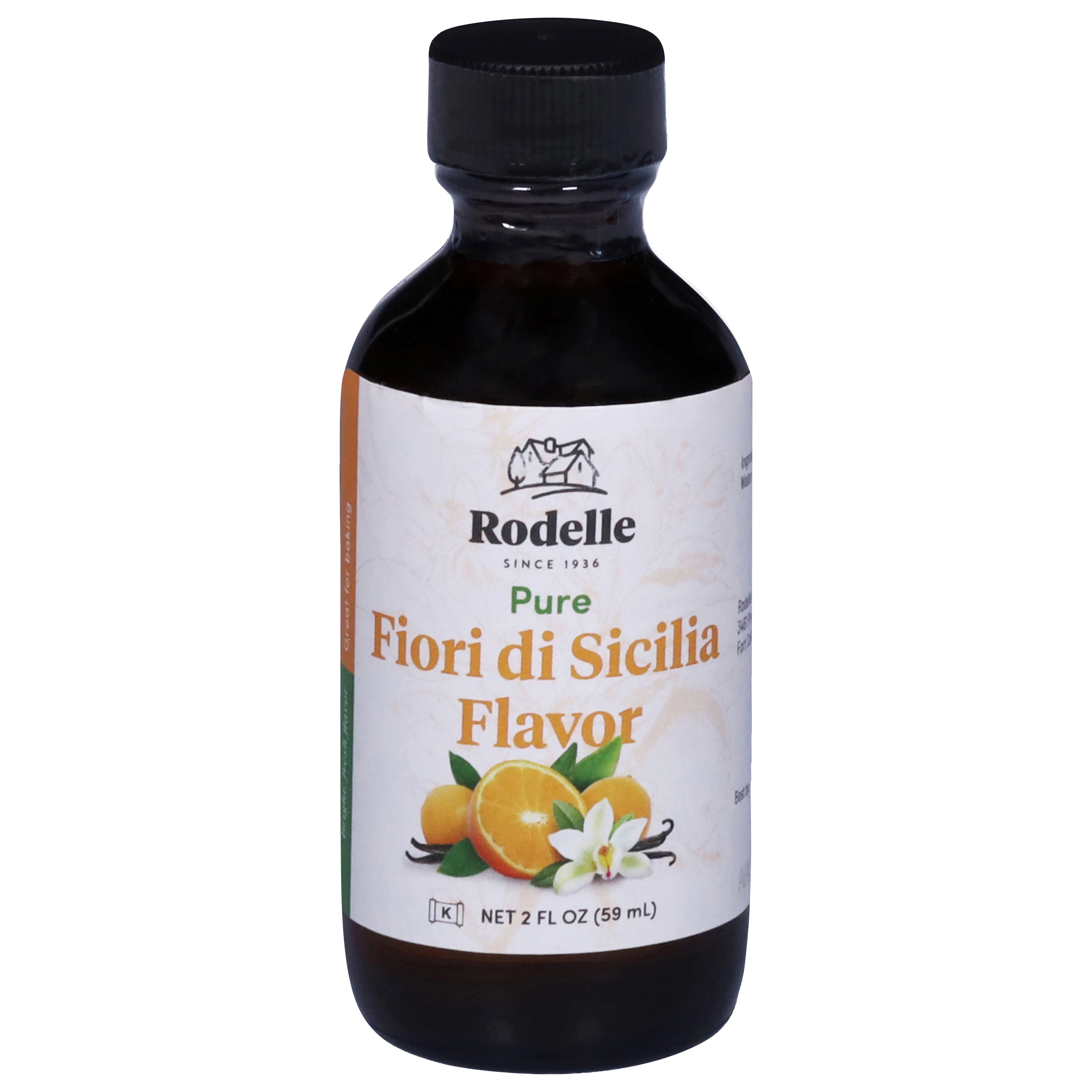 Rodelle Pure Fiori di Sicilia Flavor 2 fl oz - Case of 6