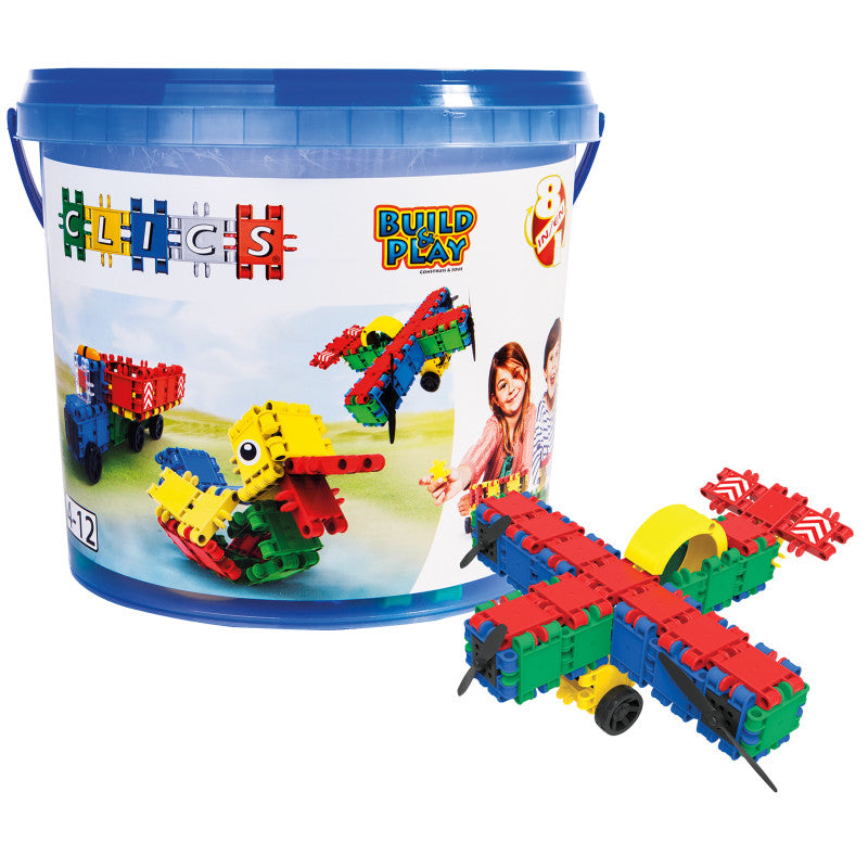 CLICS TOYS - CLICS, 175-Piece Bucket