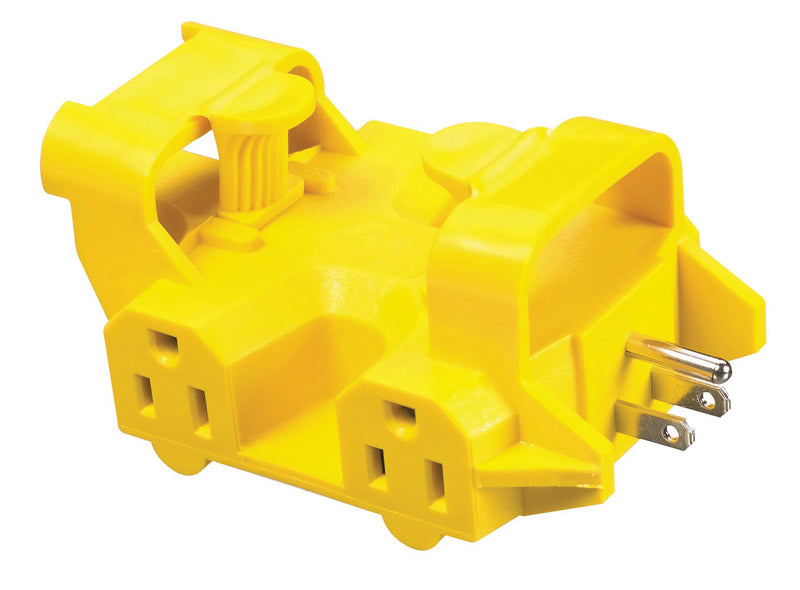 YELLOW JACKET - Yellow Jacket Grounded 5 outlets Adapter 1 pk