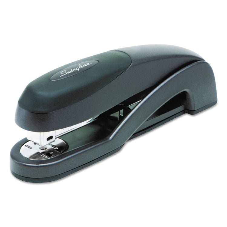 Swingline - Optima Full Strip Desk Stapler, 25-Sheet Capacity, Graphite Black