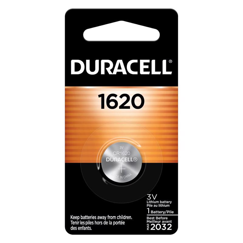 DURACELL - Duracell Lithium Coin 1620 3 V 68 Ah Medical Battery 1 pk