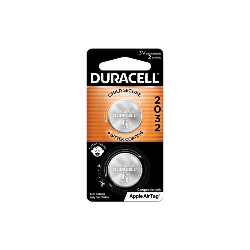 DURACELL - Duracell Lithium Coin 2032 3 V 210 Ah Security and Electronic Battery 2 pk - Case of 6