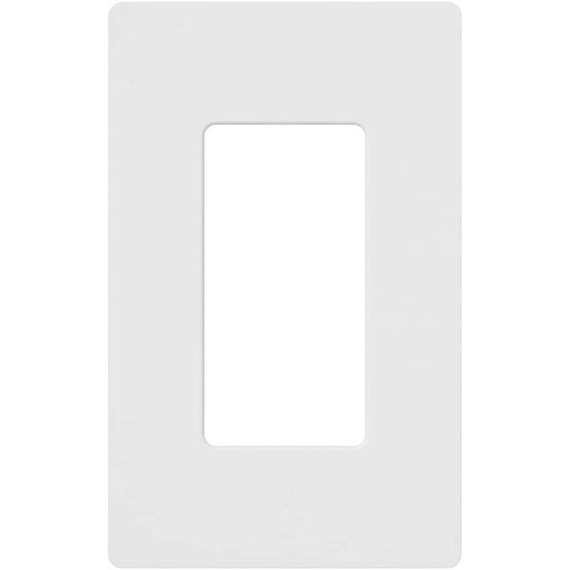 CLARO - Lutron Claro White 1 gang Plastic Wall Plate 1 pk