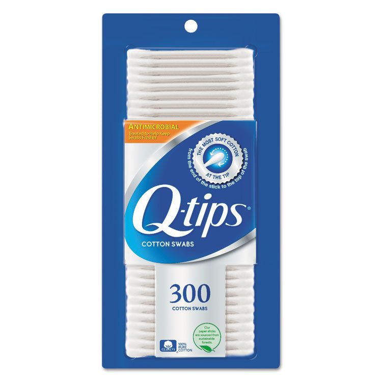 Q-tips - Cotton Swabs, Antibacterial, 300/Pack