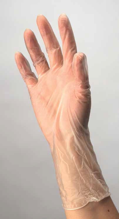Cardinal - Exam Glove ESTEEM™ Medium NonSterile Vinyl Standard Cuff Length Smooth Clear Not Rated [150/BX]