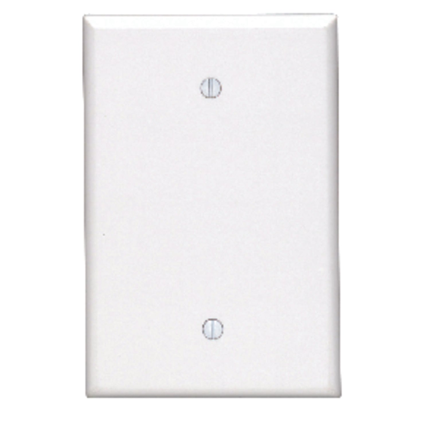 Leviton White 1 gang Thermoset Plastic Blank Wall Plate 1 pk - Case of 25
