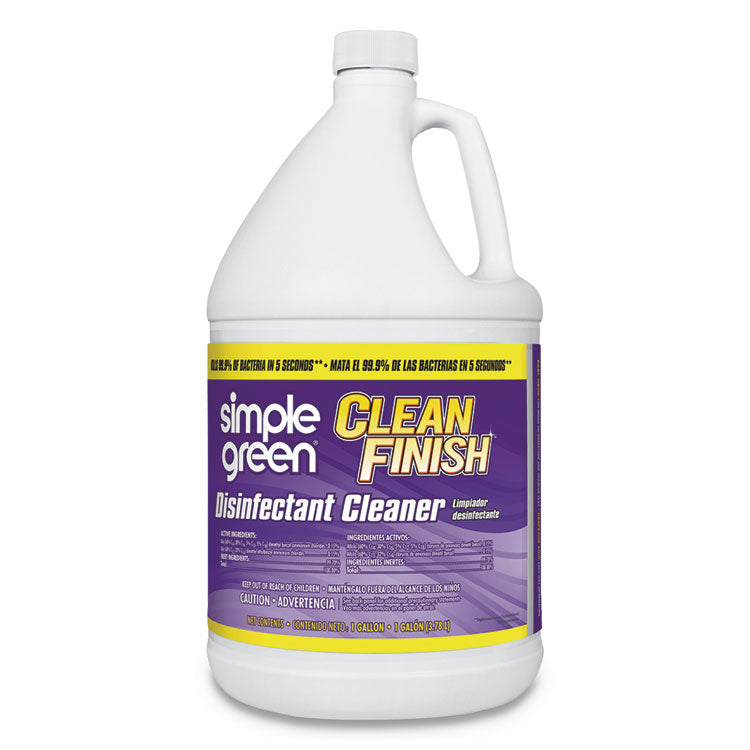 Simple Green - Clean Finish Disinfectant Cleaner, 1 gal Bottle, Herbal