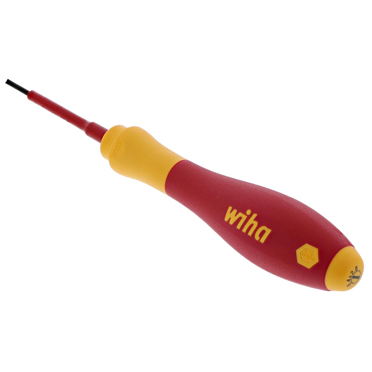 Wiha Insulated SoftFinish Slotted Screwdriver 2.0mm x 60mm