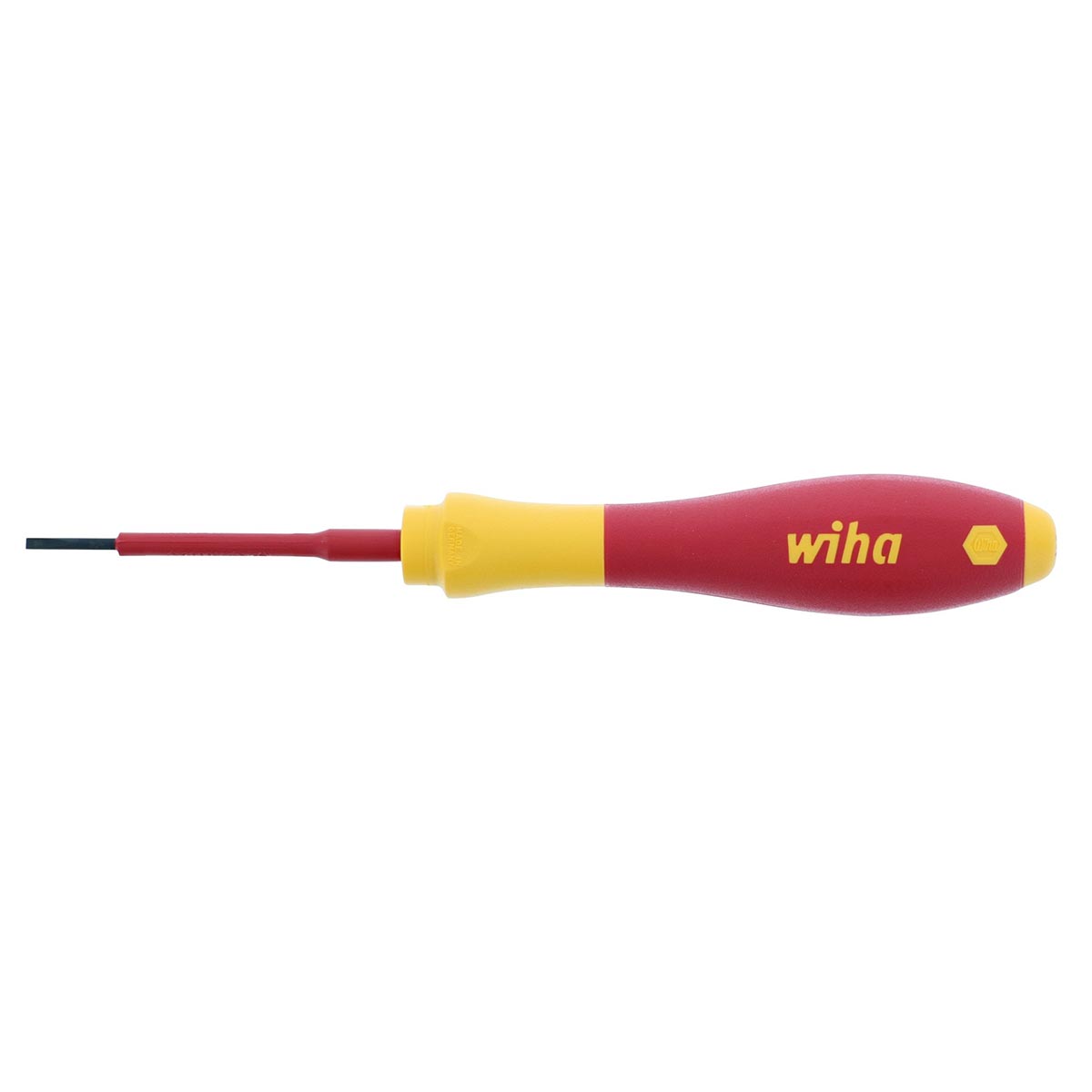 Wiha Insulated SoftFinish Slotted Screwdriver 2.0mm x 60mm