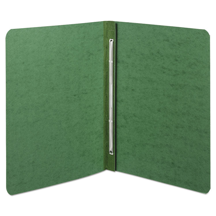 ACCO - PRESSTEX Report Cover with Tyvek Reinforced Hinge, Side Bound, 2-Piece Prong Fastener, 8.5 x 11, 3" Capacity, Dark Green