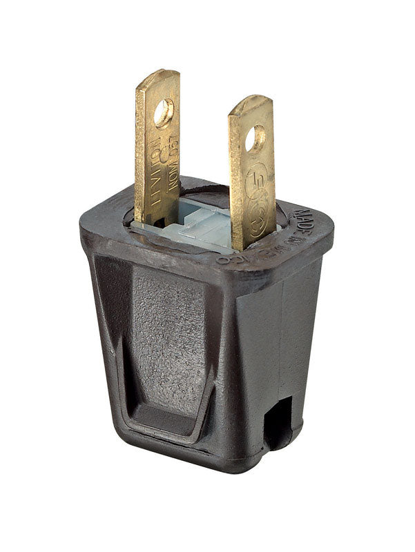 LEVITON - Leviton Easy-To-Wire Commercial and Residential Thermoplastic Non-Polarized Plug 1-15P