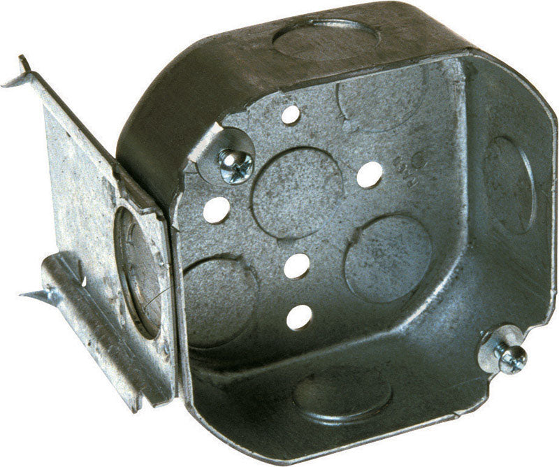 RACO - Raco 15-1/2 cu in Octagon Steel Junction Box Gray [158]