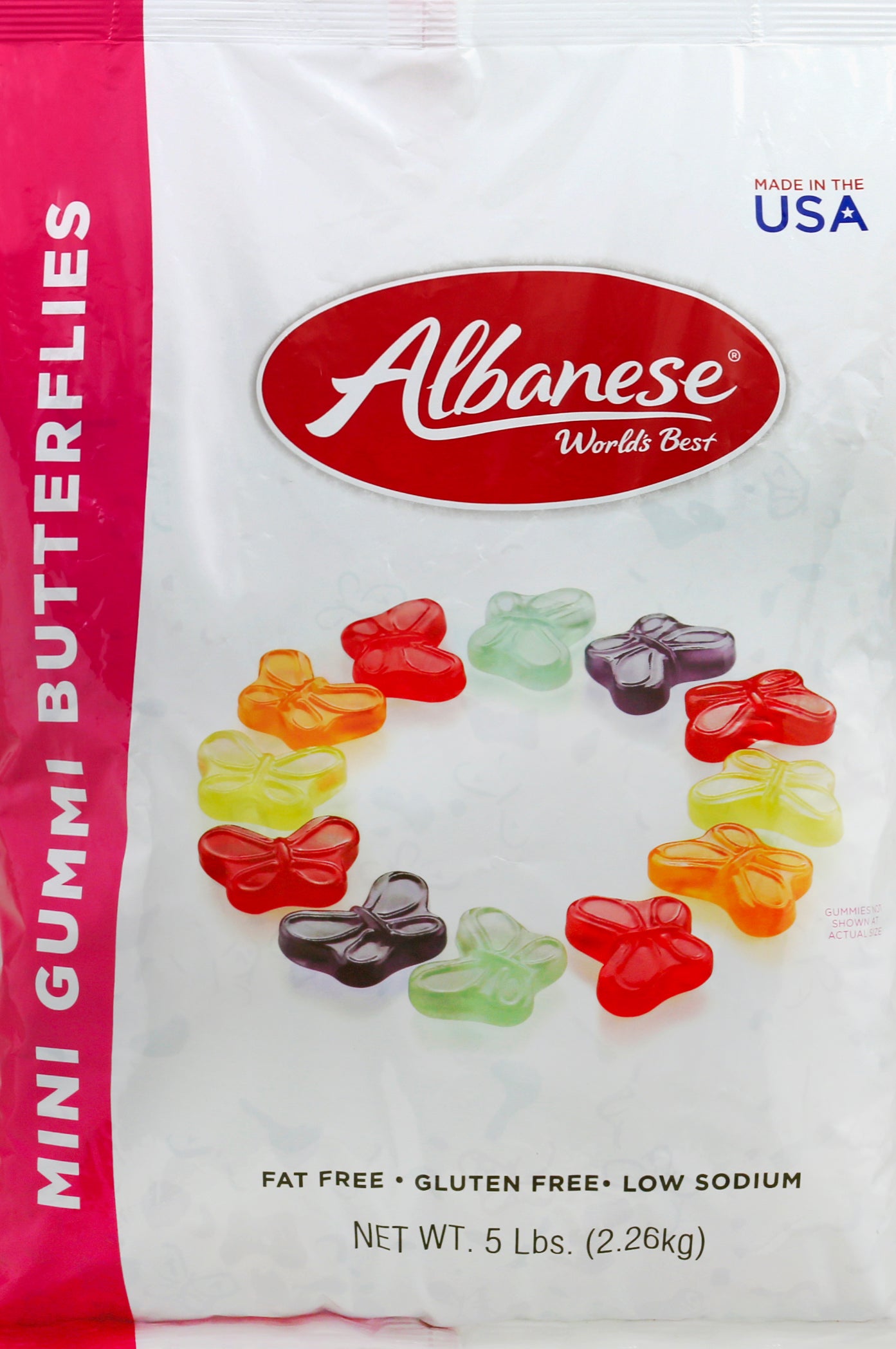 Albanese Gummi Butterflies 3.5 oz - Case of 1