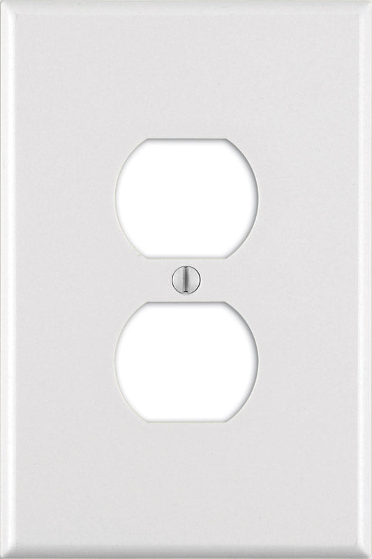 LEVITON - Leviton White 1 gang Thermoset Plastic Duplex Wall Plate 1 pk - Case of 25 [88103-000]