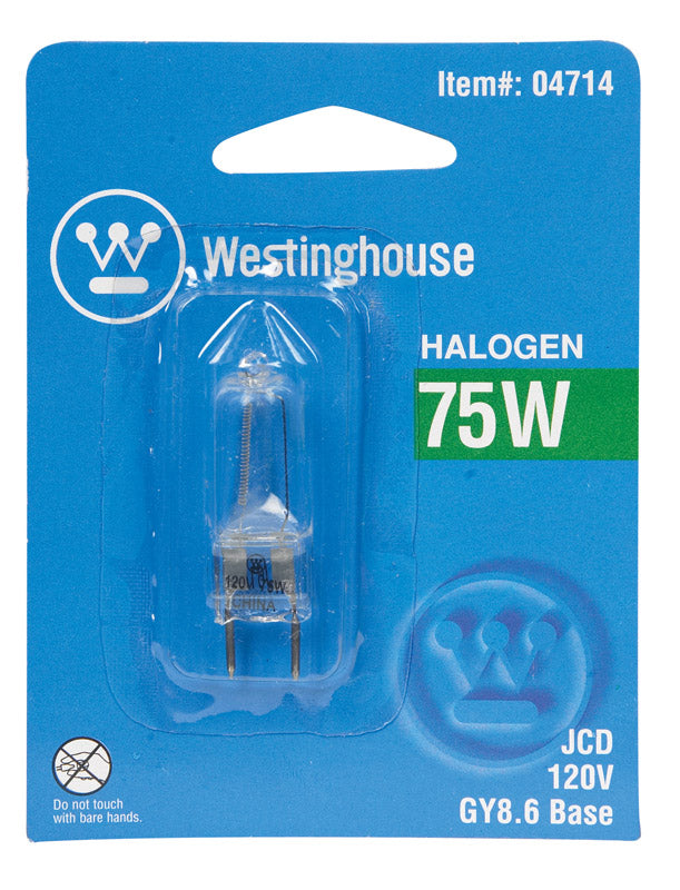 WESTINGHOUSE - Westinghouse 75 W JCD Decorative Halogen Bulb 1,050 lm White 1 pk