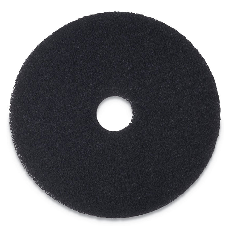 Boardwalk - Stripping Floor Pads, 14" Diameter, Black, 5/Carton