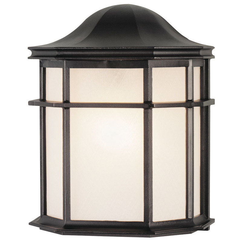 WESTINGHOUSE - Westinghouse Textured Black Switch Incandescent Wall Lantern